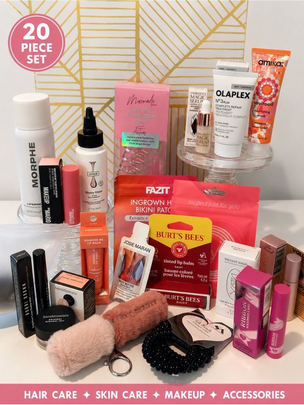 ✨ 20-Piece Beauty Bundle with 7 Full-Size Items | Haircare, Skincare & Makeup - Picture 1 of 9